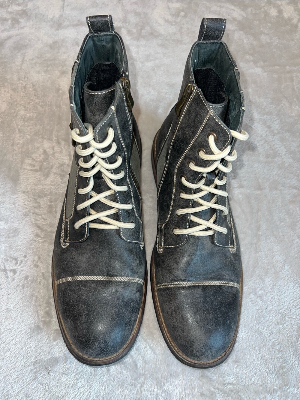 BLACK FERRO ALDO MEN BOOTS SIZE 13 STYLE # MFA 808561